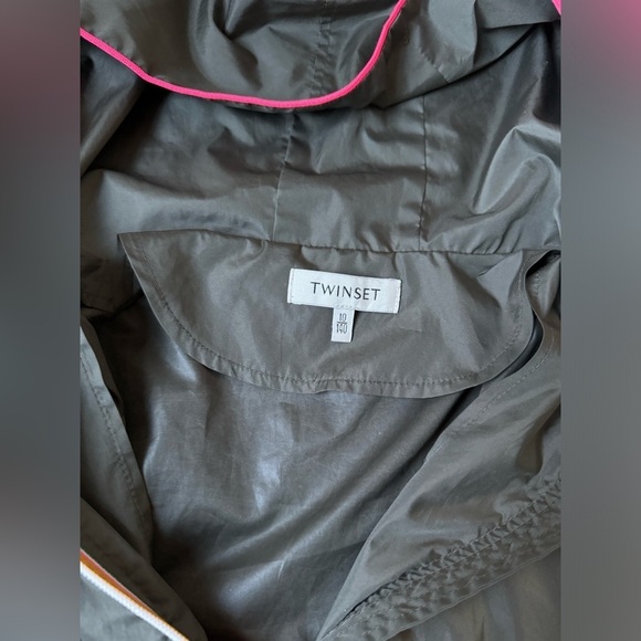 TWINSET Milano Rainproof Jacket with embroidery - Picture 3 of 4